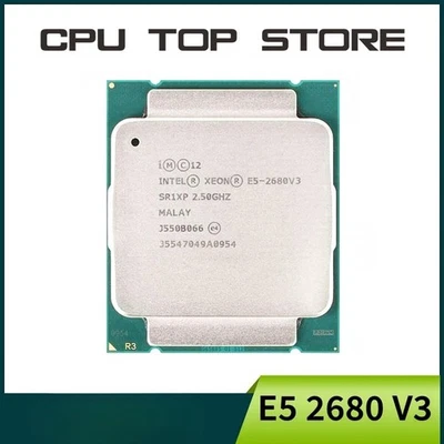 Intel Xeon E5 2680 V3 2.5GHz 12-Core 24-Thread cpu processor LGA 2011-3 - Image 1 of 2