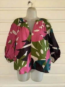 Velvet By Graham & Spencer Baumwoll/Seidenmischung 3/4 Arm Pullover Oberteil Gr. S - Bild 1 von 8