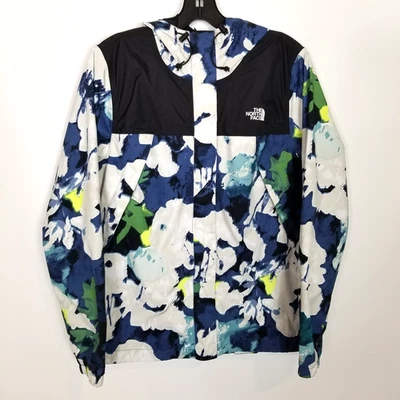 Chaqueta floral abstracta múltiple The North Face Antora para mujer talla M con cremallera con capucha Foto 1 de 4