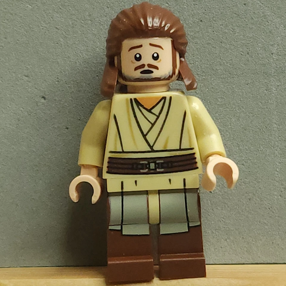LEGO Minifigure Minifig sw0810 - Qui-Gon Jinn without Cape