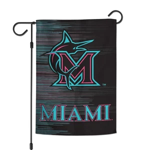 WinCraft Miami Marlins 12" x 18" Double-Sided Garden Flag - Picture 1 of 3