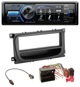 JVC Bluetooth MP3 USB DAB Autoradio für Ford Mondeo S-Max 07-14 Ablagefach schwa - Bild 1 von 10