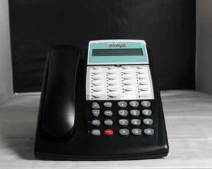 Avaya 18D Series 2 Black IP Office Phone w/ Handset & Stand - Refurbished - Picture 1 of 6