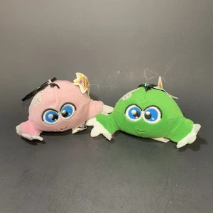 McDonald’s Neopets grün und rosa Kiko 4 Zoll Plüschtier Stofftier Spielzeug mit Etikett - Bild 1 von 12