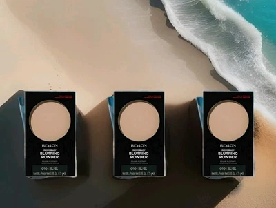 3 X REVLON PHOTOREADY BLURRING FACE POWDER MAKEUP, LONGWEAR  01 Fair  NWS  - Image 1 of 4