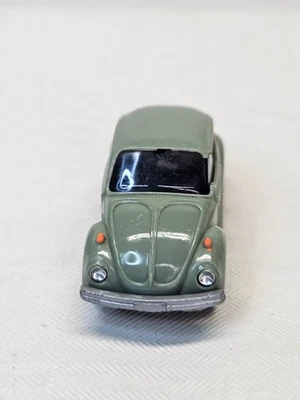 WIKING 0180 03 H0 VW 1300 KÄFER OLIVGRÜN CHROMRÄDER SAMMLER VINTAGE  - Bild 1 von 4