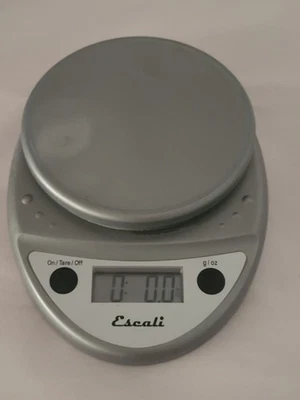 Escali Primo Digital Scale Grey 5000 g / 11 lb Capacity Office Postage Kitchen - Image 1 of 4