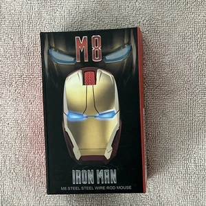M8 Iron Man Steel Wire Rod Wireless Computer Mouse & 8G USB Flash Drive 🔥🔥 - Picture 1 of 4