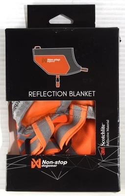 NON-STOP dogwear dog Reflective Blanket Vest XS Extra Small L-22cm H-15cm - NEW - Image 1 of 4