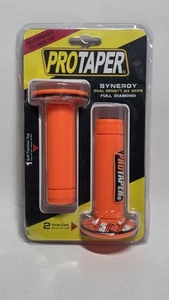 NEW PROTAPER 7/8" 22MM Synergy Dual Density Full Diamond MX Quad Grips - Orange - Picture 1 of 2