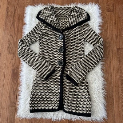Abrigo Suéter Free People Pea Para Mujer Pequeño Grueso Tejido Lana Cárdigan Chaqueta Y2K Foto 1 de 4