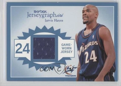 2003 Skybox Autographics Jerseygraphics Blue /350 Jarvis Hayes #J-JH Rookie RC - Image 1 of 2