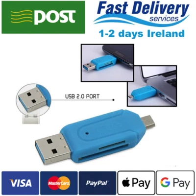 Memory Card Reader Smart Multi Card USB OTG Adapter SD SDHC MMC TF MicroSD - Bild 1 von 4