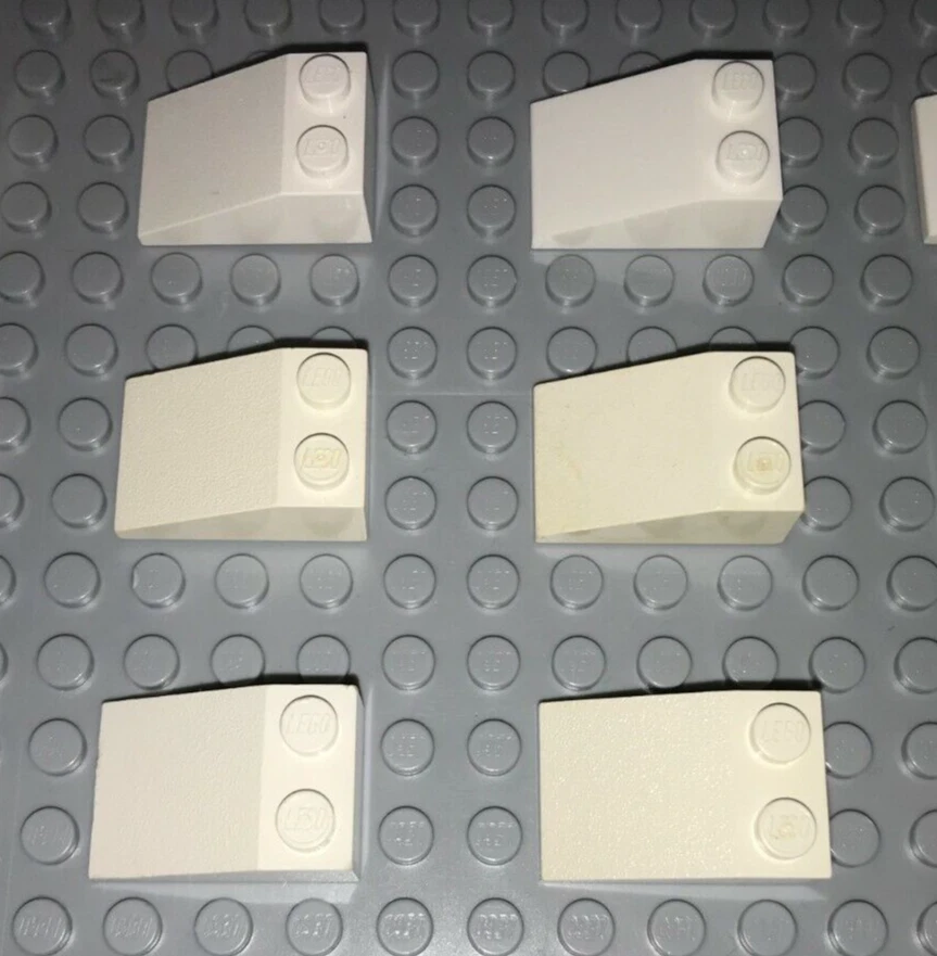 LEGO Schrägsteine 6 Stück 3298 weiß 3x2 Hausbau Stadt Zubehör System Star Wars - Bild 1 von 1
