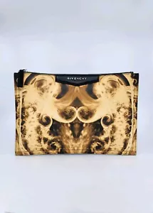 GIVENCHY Antigona Flame Print Medium Zipper Clutch Pouch Pouchette Bag NWT - Picture 1 of 13