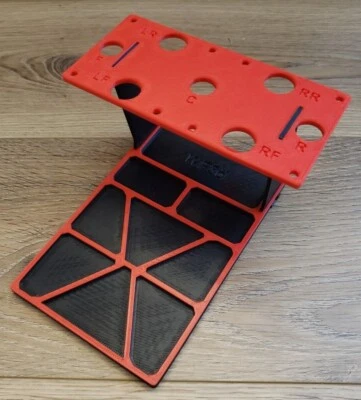 1/8th Scale RC Shock & Diff Rebuild Station w/ Parts Tray **Made From PETG** - Image 1 of 4