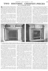 1950 chimeneas históricas St Stephens verde Dublín Clarence House - Imagen 1 de 1