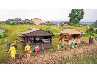 Noch 65618 HO/OO Gauge Medieval Market Laser Cut Kit - Image 1 of 2