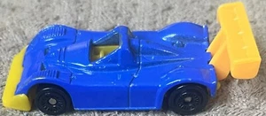 Coche de carreras McDonald's Happy Meal Hot Wheels 2002 azul amarillo naranja - Imagen 1 de 6