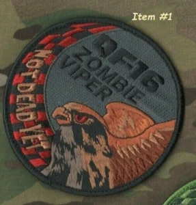 PARCHE DE OBJETIVO AÉREO A ESCALA COMPLETA vêlkrö: víbora zombie remolino qf-16 - Todavía no está muerto - Imagen 1 de 13