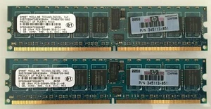SMART MODULAR SG572284FG8E0DBNAH DDR2 400 1GB ECC REG 1RX4 - Picture 1 of 1