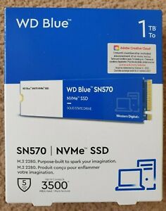(10% OFF WITH CODE) NEW WD Blue SN570 (upgraded SN550) 1TB M.2 PCIe 3.0 NVMe SSD