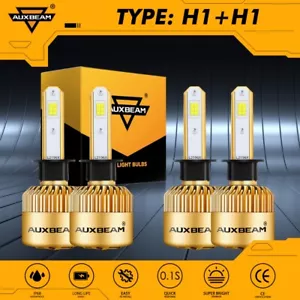 4x AUXBEAM H1 LED faros bombillas de haz alto bajo 6500K para Honda CR-V 2005 2006 - Imagen 1 de 12