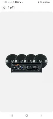 Car Stereo Radio Bluetooth USB MP3 Siri 4 speaker 6.5" DUAL XDM17SPK4 Brand New! - Image 1 of 4