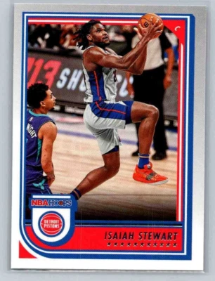 2022-23 Panini NBA Hoops Isaiah Stewart #63 Detroit Pistons - Image 1 of 2