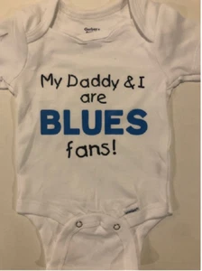 St Louis Blues baby onesie ® bodysuit infant one piece Saint Louis toddler shirt - Picture 1 of 3