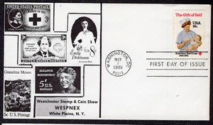 1981 American Red Cross 100th & Nursing (1910) - WESPNEX FDC NZ835 - Picture 1 of 1
