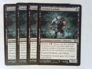 4x Gnarled Scarhide Journey into Nyx - Magic the Gathering MTG - Black - Picture 1 of 1
