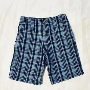 Cherokee 3T Blue Gingham Bermuda Shorts Relaxed Fit - ADORABLE!!! - Imagen 1 de 2