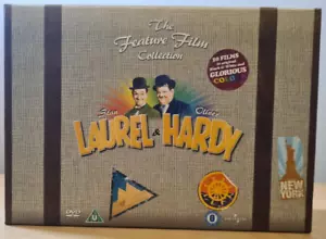 Laurel and Hardy The Feature Film Collection DVD Box Set Region 2+4 PAL VGC - Picture 1 of 7