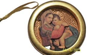 Adorno de recuerdo vintage 1996 Hallmark Collections Madonna and Child en muy buen estado en caja - Imagen 1 de 11