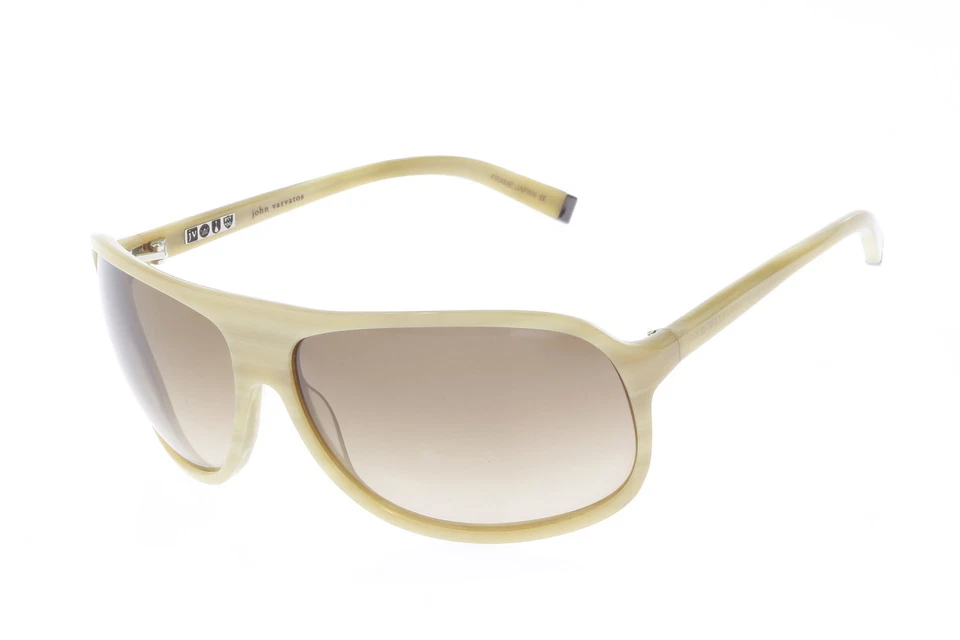 Gafas de sol John Varvatos V701 (marco de cuerno crema, lentes marrón degradado) Foto 1 de 3