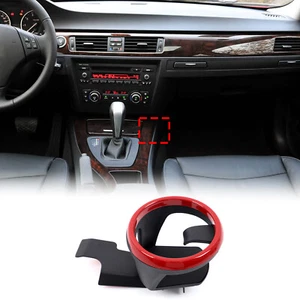 Red Center Control Right Side Cup Holder For BMW 1 Series 07-11 / 3 Series 05-12 - Picture 1 of 10