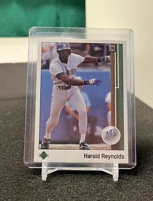 Harold Reynolds 1989 Upper Deck card 249 Seattle Mariners - Image 1 of 2