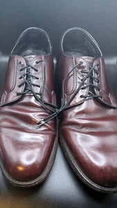 HANOVER  Dress Shoes Brown Genuine Plain Toe Oxford Size 9.5M - Picture 1 of 10