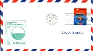Lufthansa First Flight United Nations New York - Koln Germany - DC-10 - 1975 - Picture 1 of 2
