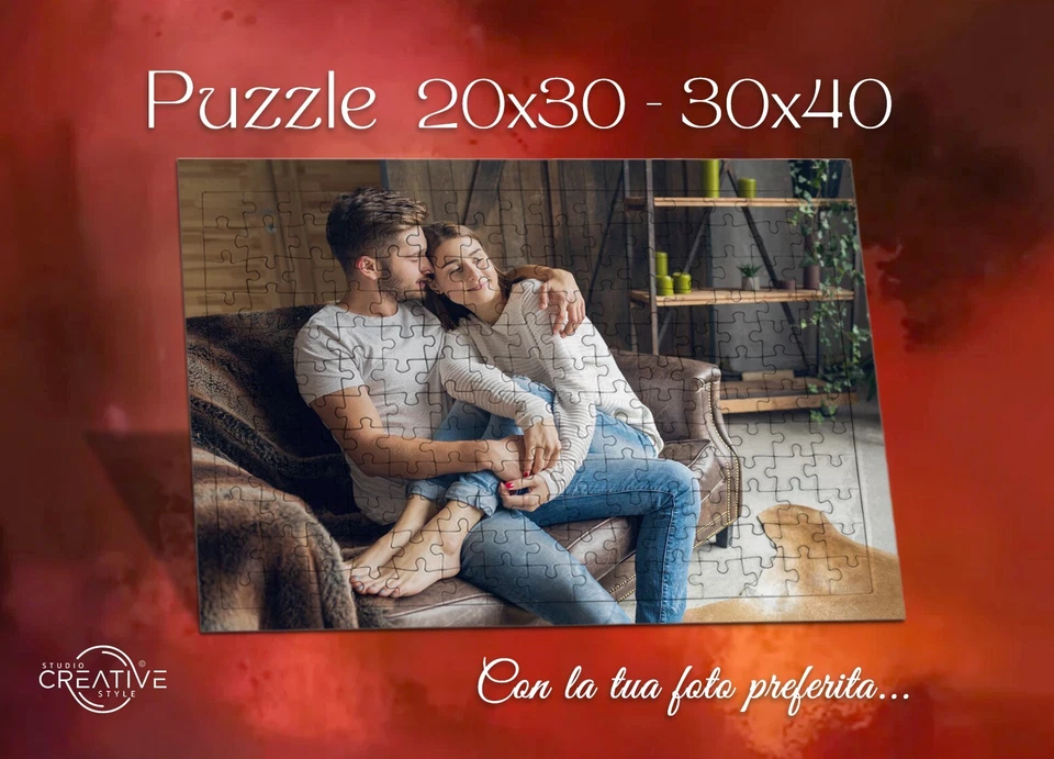 Puzzle con Foto Personalizzato 20x30 30x40 - Immagine 1 di 1