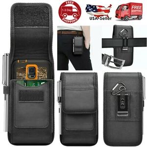 Phone Belt Clip Holster Carrying Pouch Card Case For iPhone14 13 Pro Max 12 Mini - Photo 1 sur 10