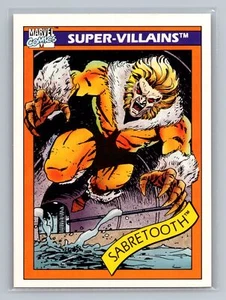 1990 Impel Marvel Universe #57 Sabretooth - Picture 1 of 2