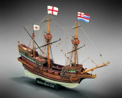 Dusek Mamoli MV30 Golden Hind, Wooden Modell Kit, Treppe 1:53 - Bild 1 von 2