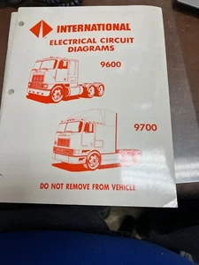 INTERNATIONAL TRUCK WIRING DIAGRAM 1991 9600-9700 - Picture 1 of 1