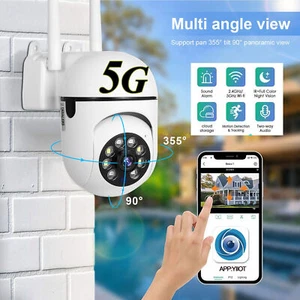 Sistema di telecamere di sicurezza domestica 5G 1080P Wifi wireless visione notturna esterna FHD - Foto 1 di 16