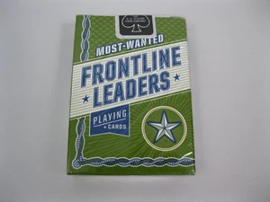 Carte da gioco Most Wanted Frontline Leaders bicicletta post 9/11 militare 52 nuove - Foto 1 di 7