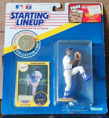 NEW, Ramon Martinez, Dodgers Baseball, 1991 Starting Lineup - Image 1 of 4