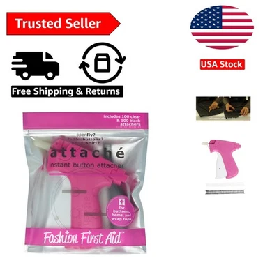 Versatile Instant Button Attacher with 200 Fasteners for Effortless Repairs - Image 1 of 4