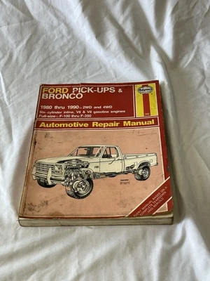 Ford Pick-ups y Bronco 1980-1991 manual de reparación automotriz 880 Foto 1 de 4